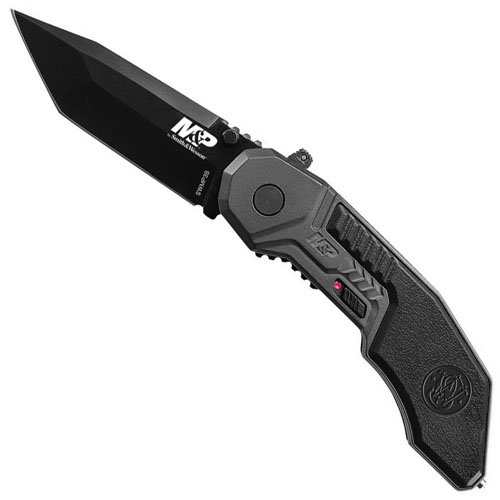 Smith & Wesson Military Police MAGIC Black Folding Knife
