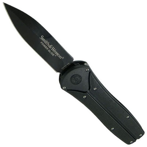 Smith & Wesson Black Knife - Power Glide-Aluminum Handle
