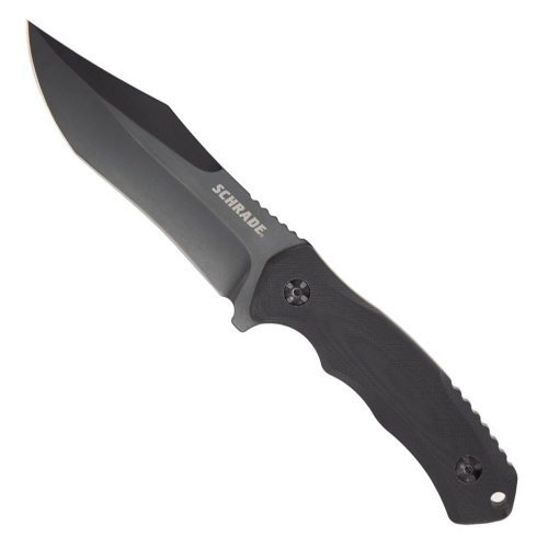 Tactical G10 Black Modified Drop Fixed Knife