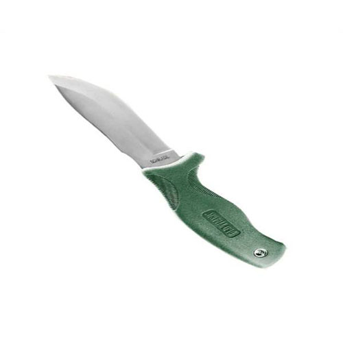 Schrade Old Timer Outfitter Fixed Blade Knife - Green Handle