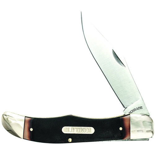 Schrade Old Timer 125OT Mustang Clip Point Folding Blade Knife