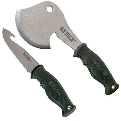 Schrade Hatchet And Gut Combo Set