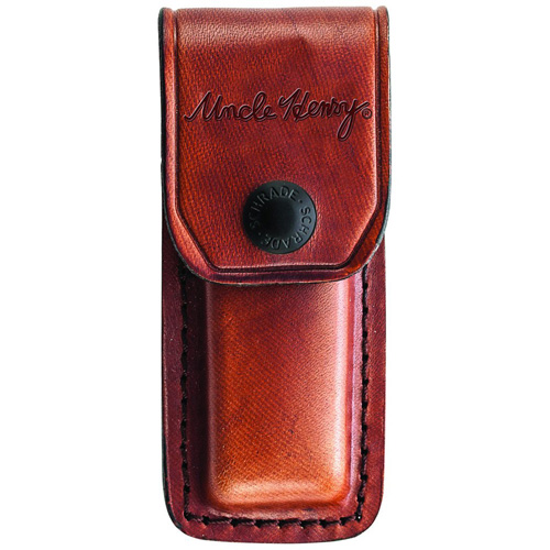 Schrade Uncle Henry Smokey Wood Handle Folding Knife