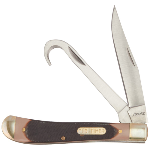 Schrade Old Timer S-OTHP Hoof Pick Trapper Folding Knife