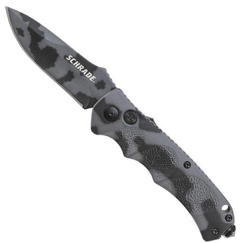 Schrade SC60C Urban Camo 4116 Stainless Steel Folder Knife