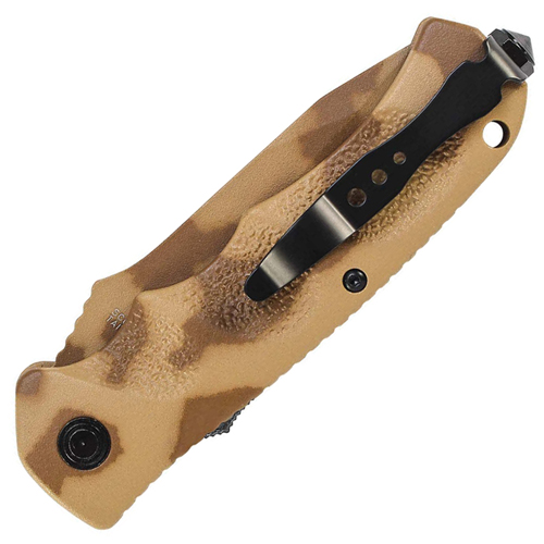 Schrade SC60D Desert Camo Aluminum Handle Folding Knife