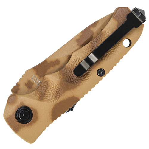 Schrade Mini Desert Camo Aluminum Handle Folder Knife