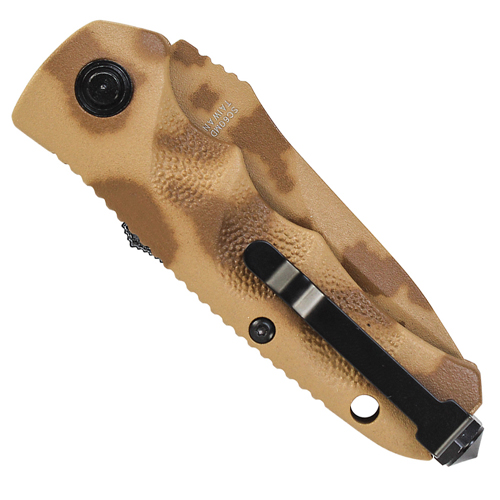 Schrade Mini Desert Camo Aluminum Handle Folder Knife