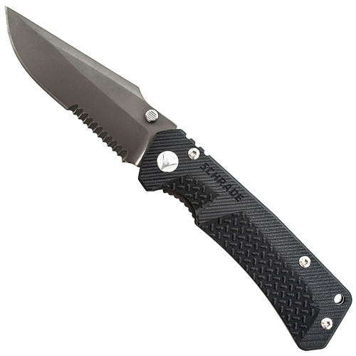 Schrade SCH104L G-10 Handle Folding Knife