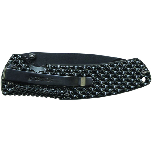 Schrade Drop Point 9Cr14mov High Carbon Stainless Steel Blade Aluminum Handle