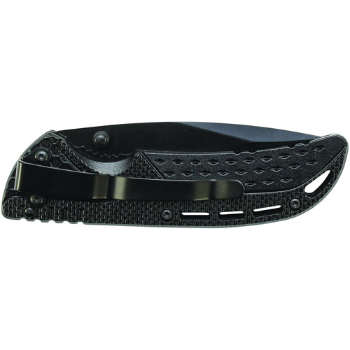 Schrade Black 8Cr13mov Drop Point Blade