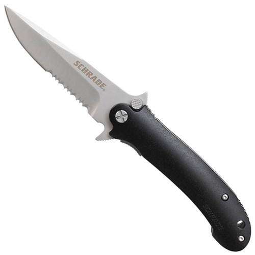 Schrade SCH223 Liner Lock Clip Point Blade Folding Knife