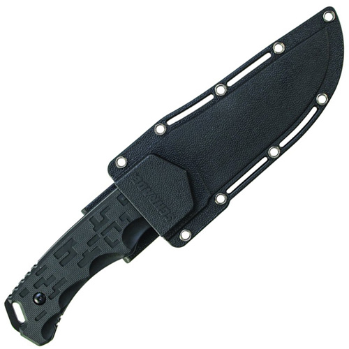 Schrade Fixed Blade 8Cr13MoV Steel Full Tang TPE Handle Nylon Fiber Sheath