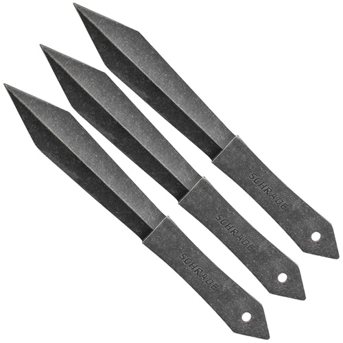 Schrade SCTK3 Full Tang 3 Pcs Throwing Knife Set