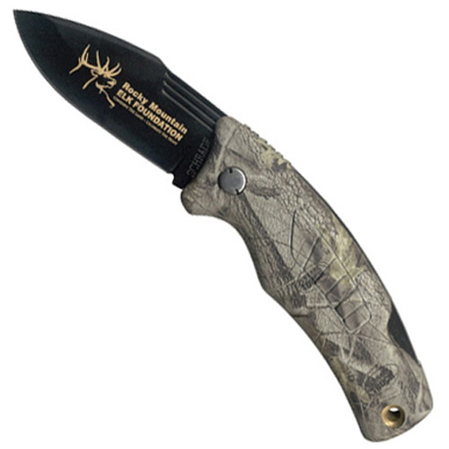 Schrade Tough Rocky Mountain ELK Foundation Conserve Folding Knife