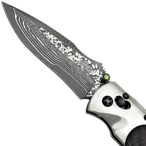 Arcitech Damascus Blade Carbon Fiber Handle Knife