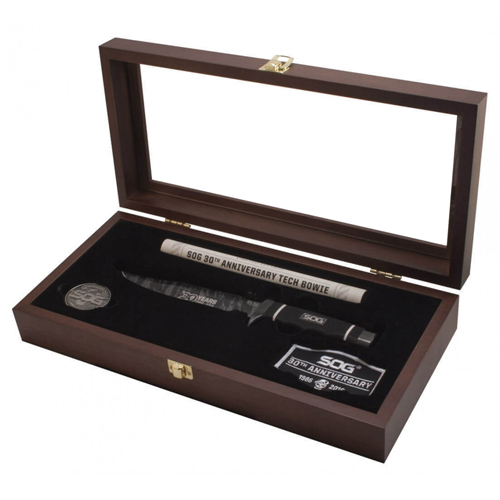 SOG ANV1001 30th Anniversary Tigerstripe Finish Blade Bowie Knife