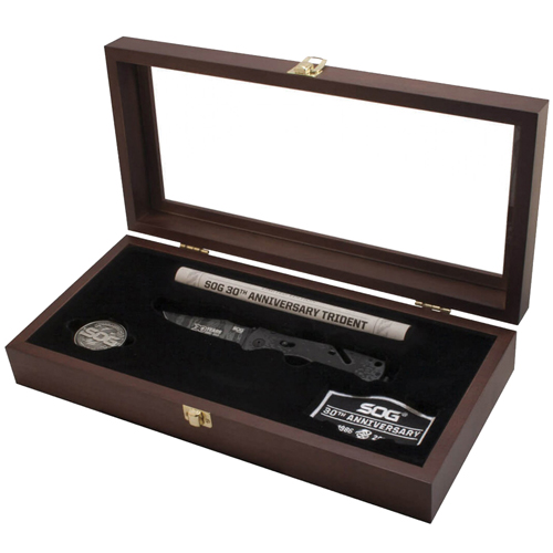 Trident 30th Anniversary AUS-8 Steel Blade Folding Knife