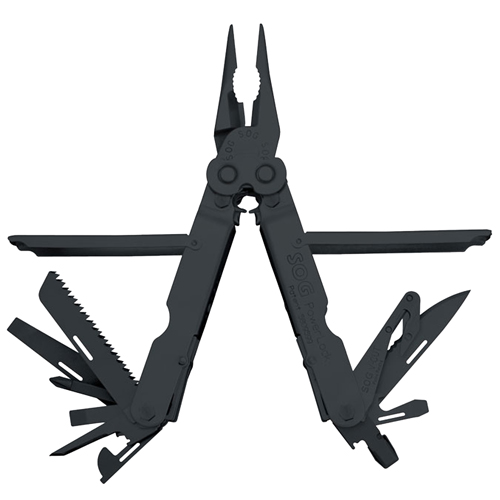 SOG PowerLock EOD Black Oxide Finish Multi-tool w/ Sheath