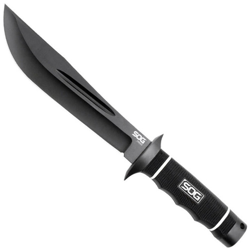 Sog Creed Black Fixed Blade Knife