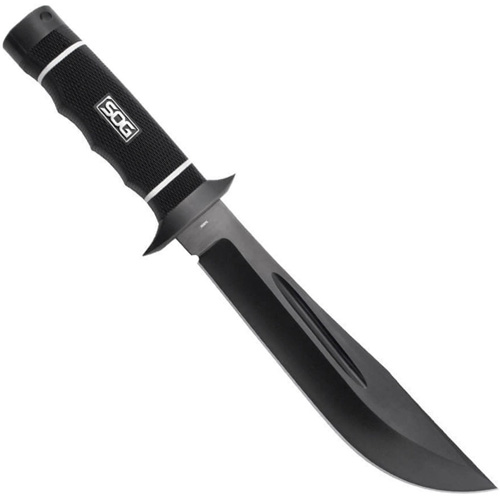 Sog Creed Black Fixed Blade Knife