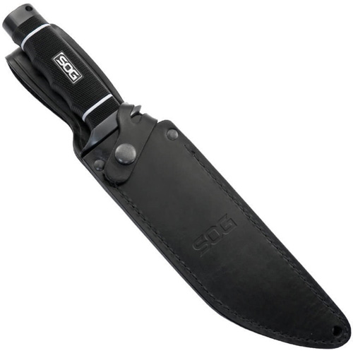 Sog Creed Black Fixed Blade Knife