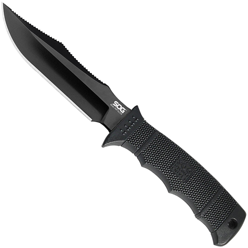 Sog SEAL Pup Elite Black Fixed Blade Knife