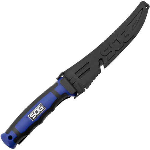 SOG Plain Edge Black Non-Stick Finish Blade Fillet Knife