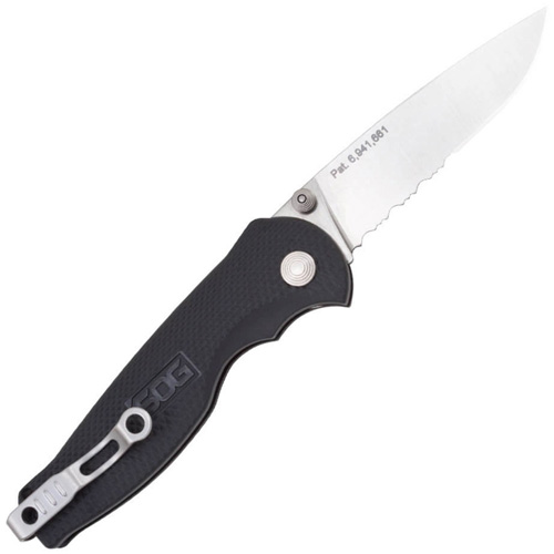 FSA97 Flash I Half Serrated Edge Folding Blade Knife