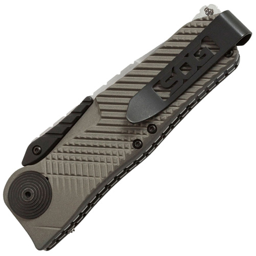 Quake Anodized Aluminum Handle Folding Knife