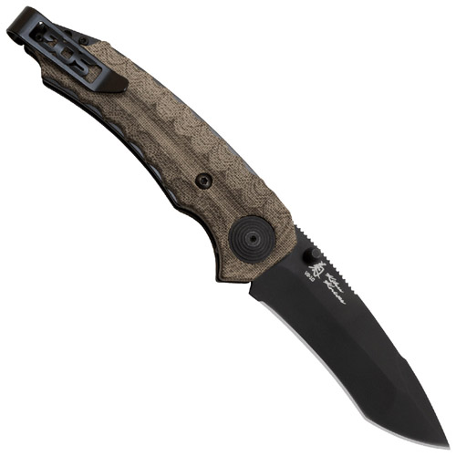 Kiku VG-10 Steel Tanto Style Folding Blade Knife