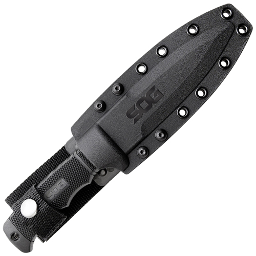 SEAL Pup Half Serrated Edge Fixed Blade Knife