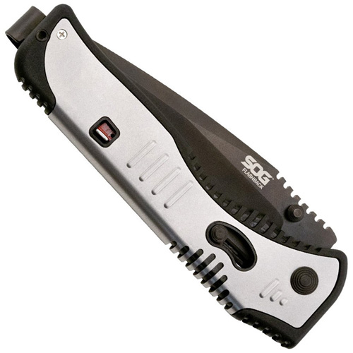 Flashback GRN & Stainless Steel Handle Folding Knife