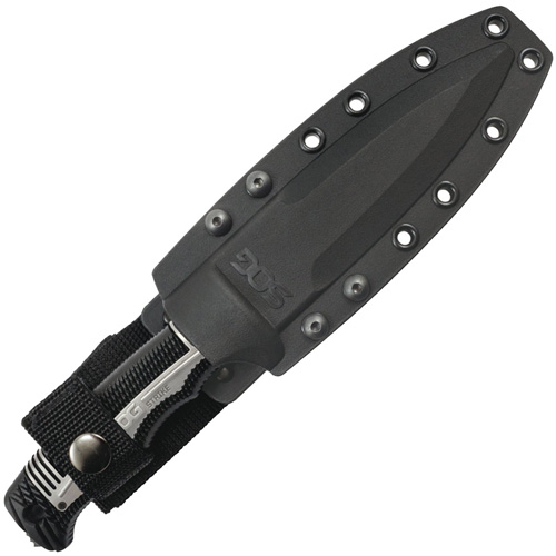 SEAL Strike Half Serrated Edge Fixed Blade Knife