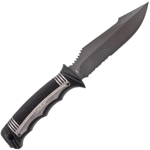 SEAL Strike Half Serrated Edge Fixed Blade Knife