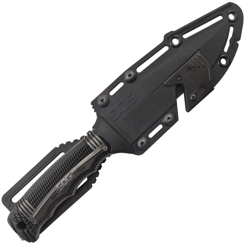 SEAL Strike Half Serrated Edge Fixed Blade Knife