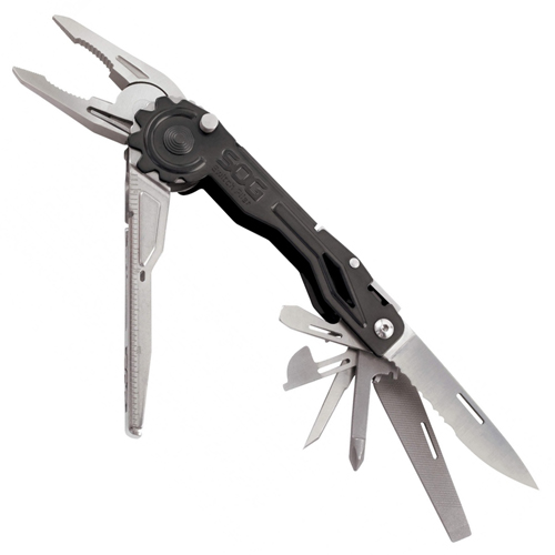 SwitchPlier 2.0 Silver & Black Finish Multitool