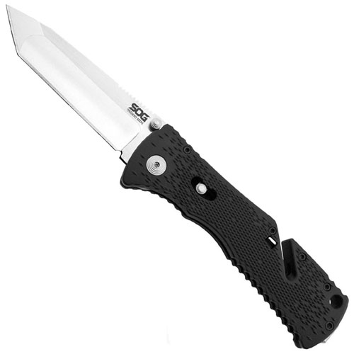 Trident Mini GRN Handle Folding Blade Knife
