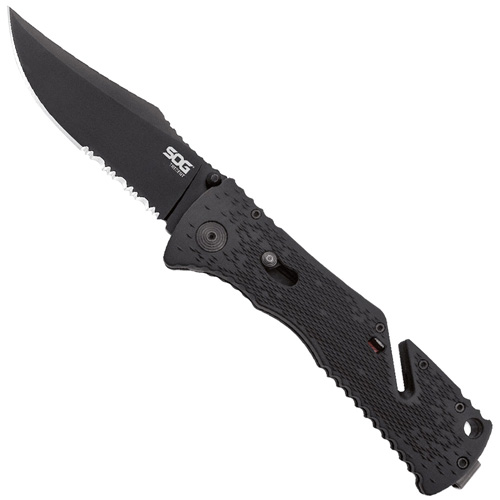 Trident Glass-Reinforced Nylon Handle Folding Knife