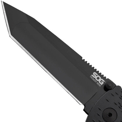 Sog Trident-Mini Black Folding Knife