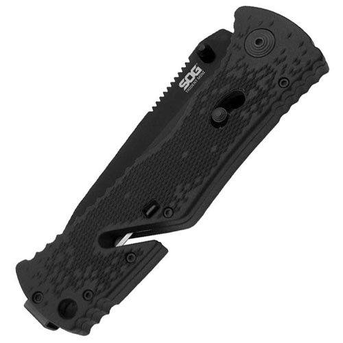 Sog Trident-Mini Black Folding Knife