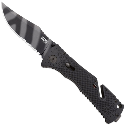 Trident Glass-Reinforced Nylon Handle Folding Knife
