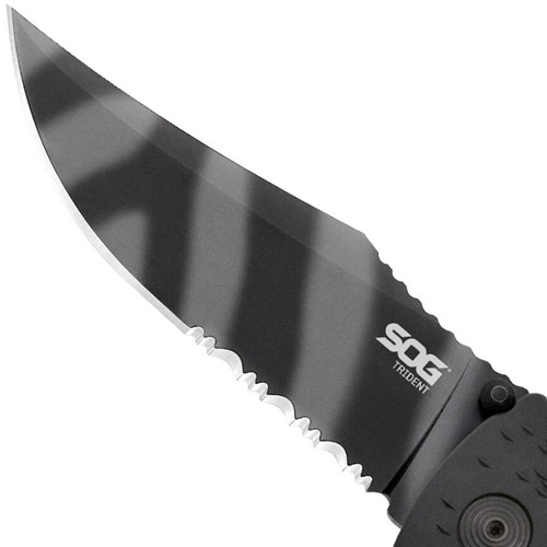 Trident Glass-Reinforced Nylon Handle Folding Knife