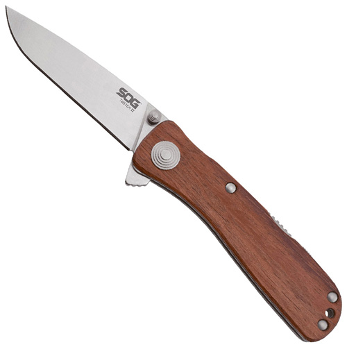 Twitch II Plain Edge Folding Blade Knife