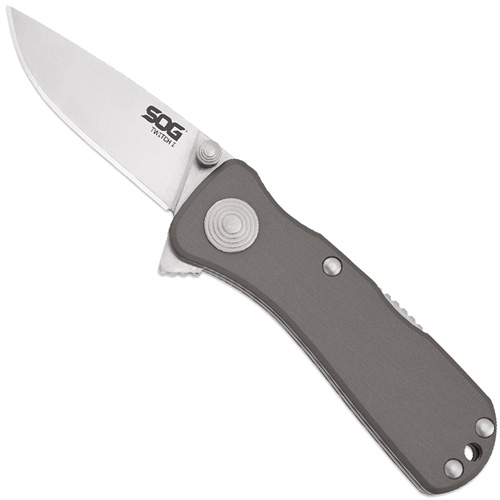 Sog Twitch Folding Knife - Graphite Handle