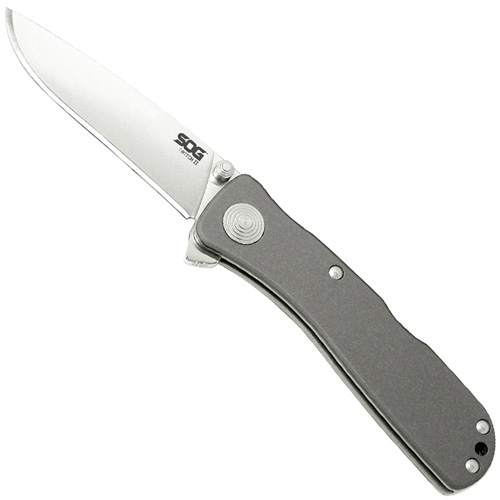 Twitch II Plain Edge Folding Blade Knife