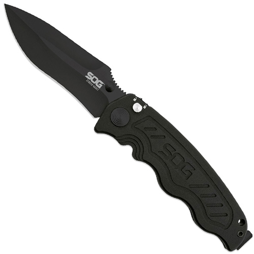 Zoom Mini AUS-8 Steel Drop Point Folding Blade Knife