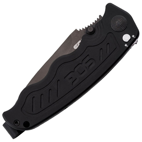 Zoom Mini AUS-8 Steel Drop Point Folding Blade Knife