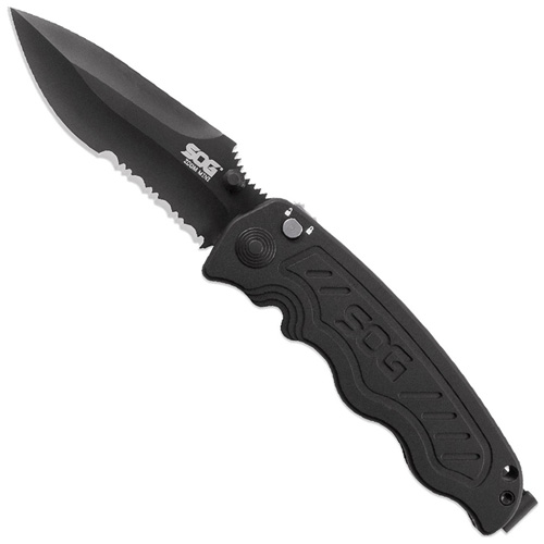 Zoom Mini AUS-8 Steel Drop Point Folding Blade Knife