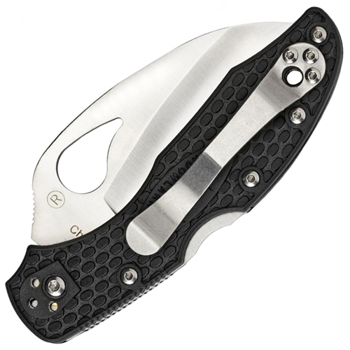 Byrd Hawkbill Serrated Edge Blade Folding Knife - Black
